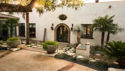 Hacienda Entry Landscape